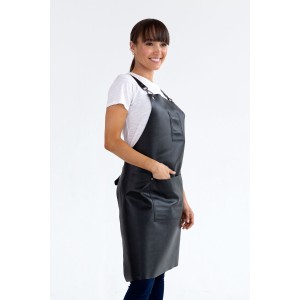 Bartender / waiter / cook apron, brown-Unisex leather