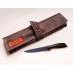 Leather knife roll