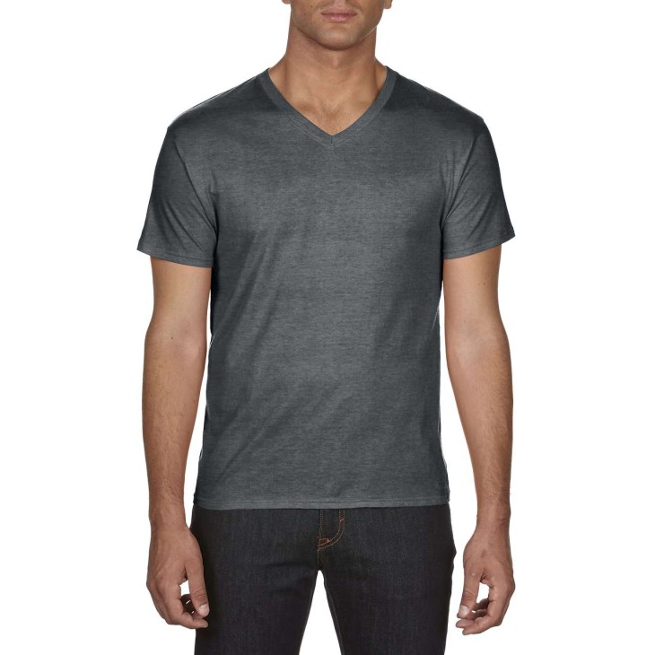 AN362 ADULT FEATHERWEIGHT V-NECK TEE